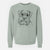 Bare Wrigley the Schnauzer - Unisex Pigment Dyed Crew Sweatshirt