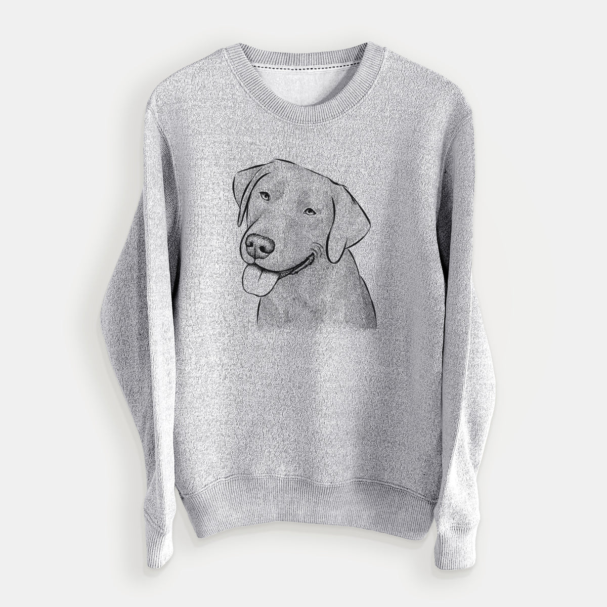 Zeppelin the Black Labrador - Knit Sweatshirt