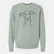 Bare Ziggie the Italian Greyhound - Unisex Pigment Dyed Crew Sweatshirt