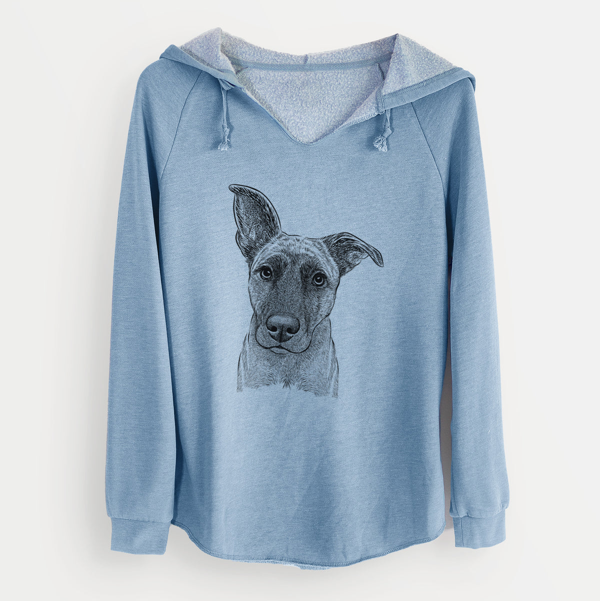Bare Zoey the Mixed Breed - Cali Wave Hooded Sweatshirt
