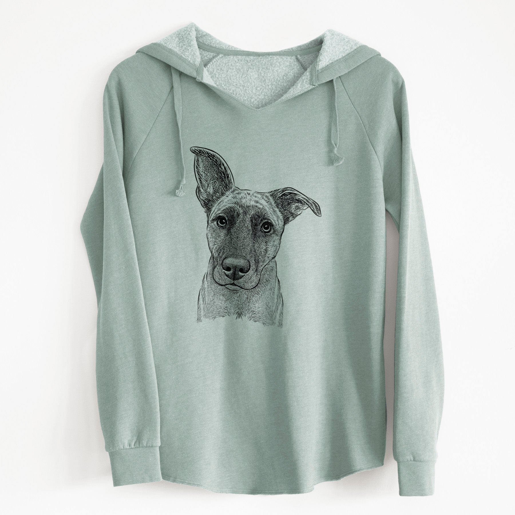 Bare Zoey the Mixed Breed - Cali Wave Hooded Sweatshirt