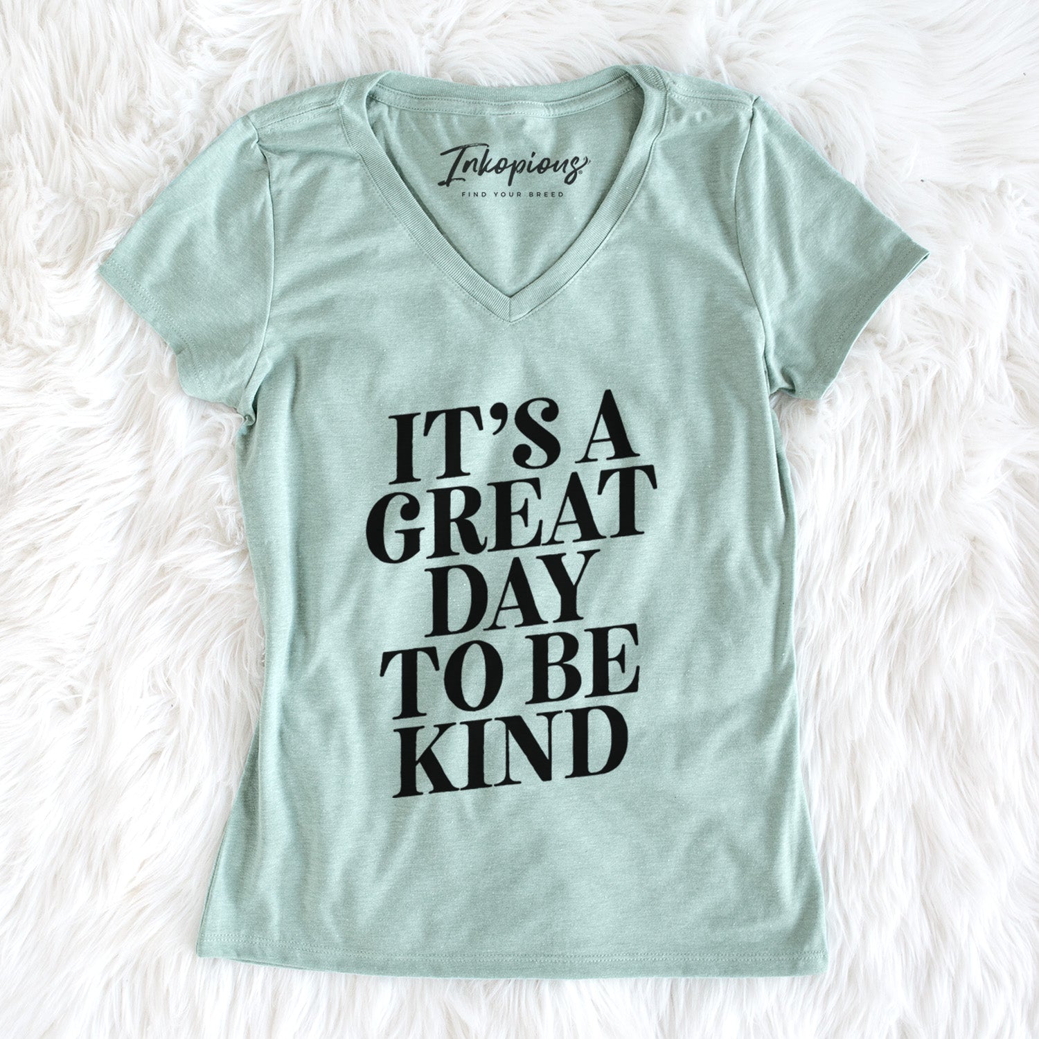 It's a Great Day to Be Kind - Women's Perfect V-neck Shirt