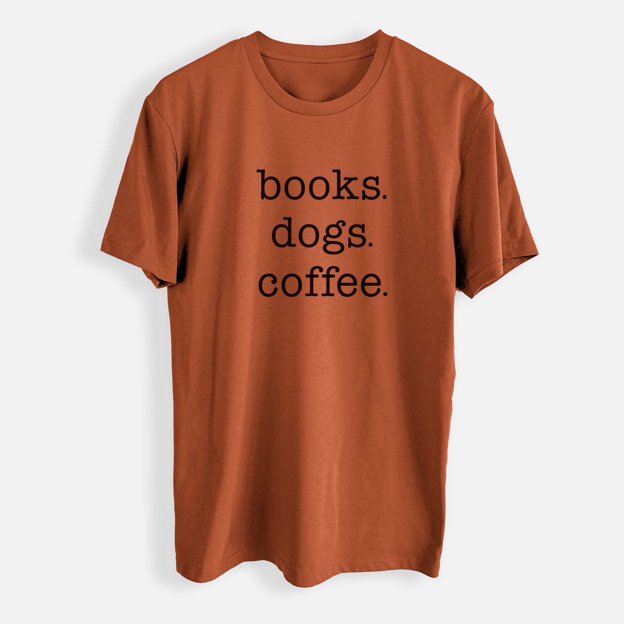 books. dogs. coffee. - Mens Everyday Staple Tee