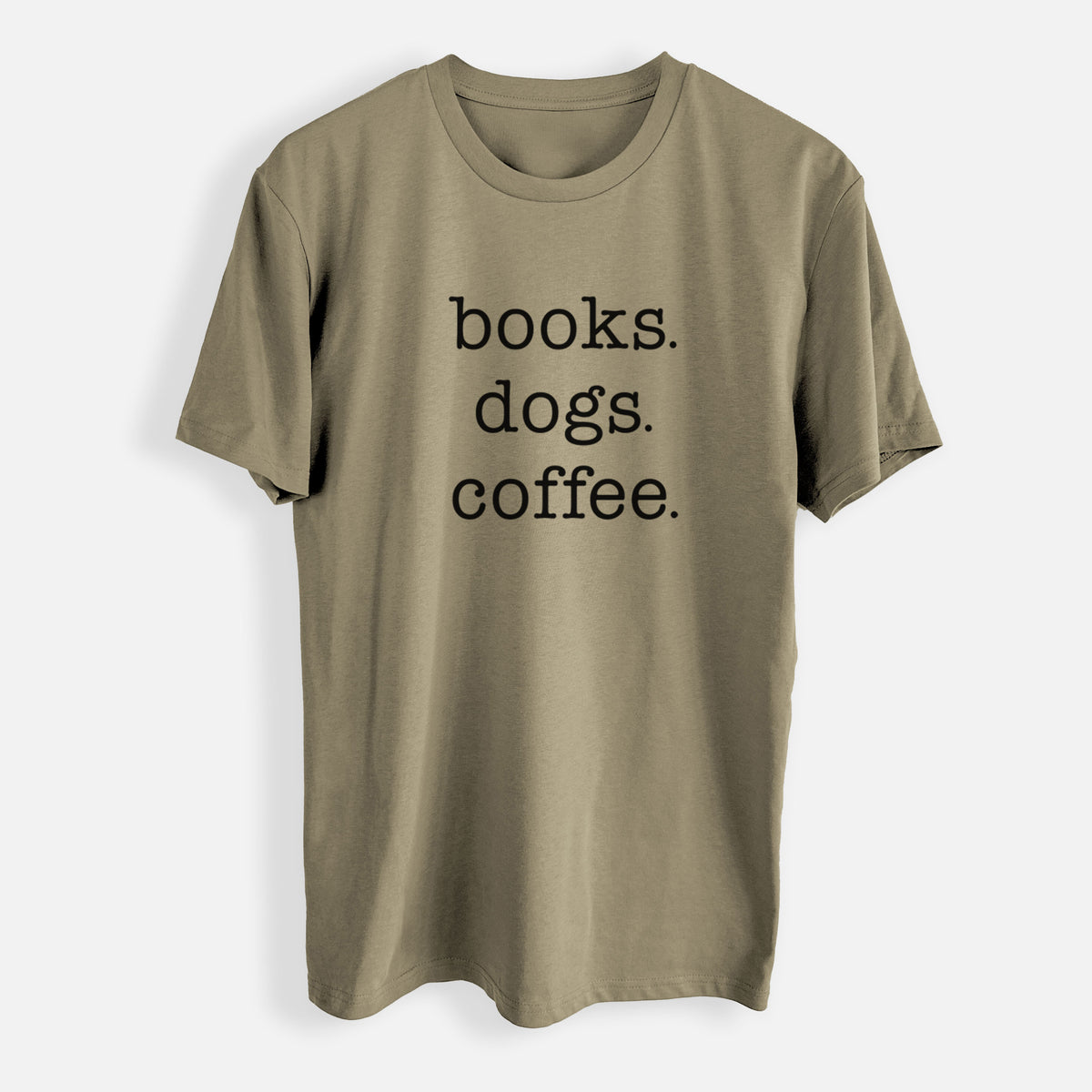 books. dogs. coffee. - Mens Everyday Staple Tee