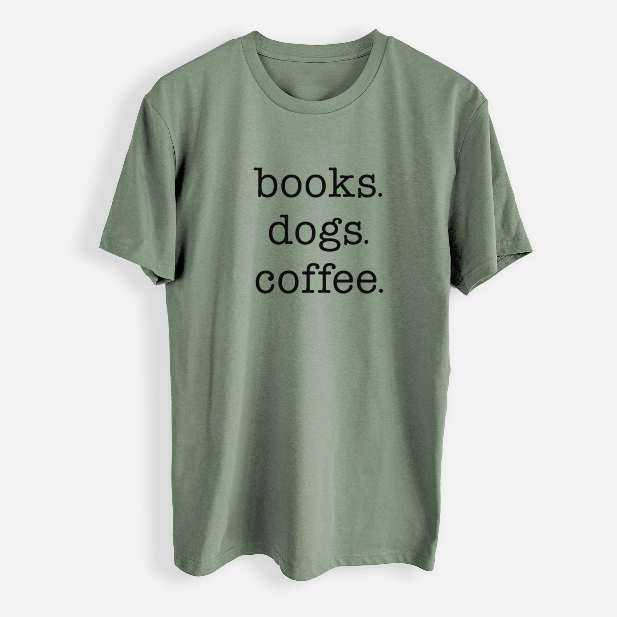 books. dogs. coffee. - Mens Everyday Staple Tee