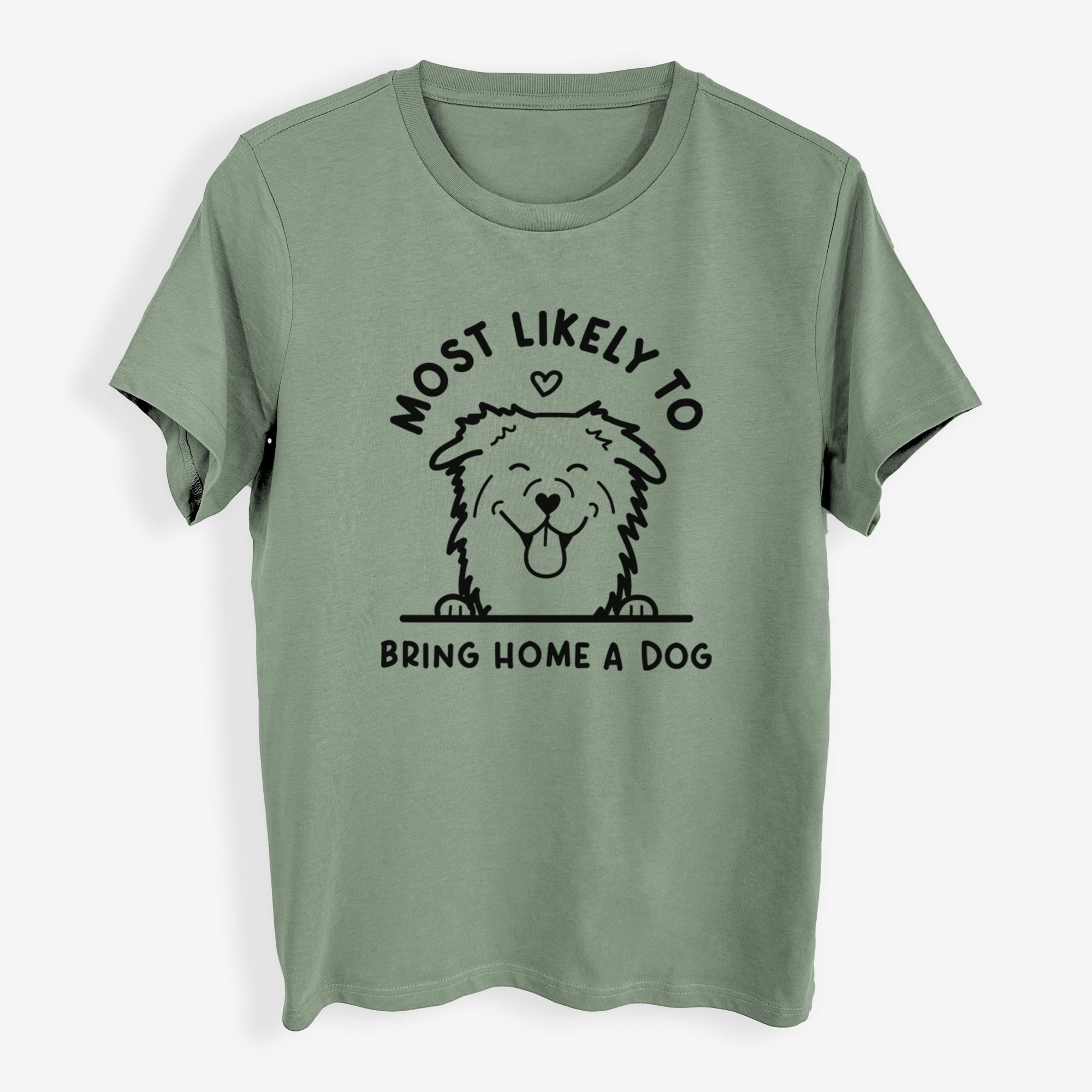 Most Likely to Bring Home a Dog - Aussie - Womens Everyday Maple Tee