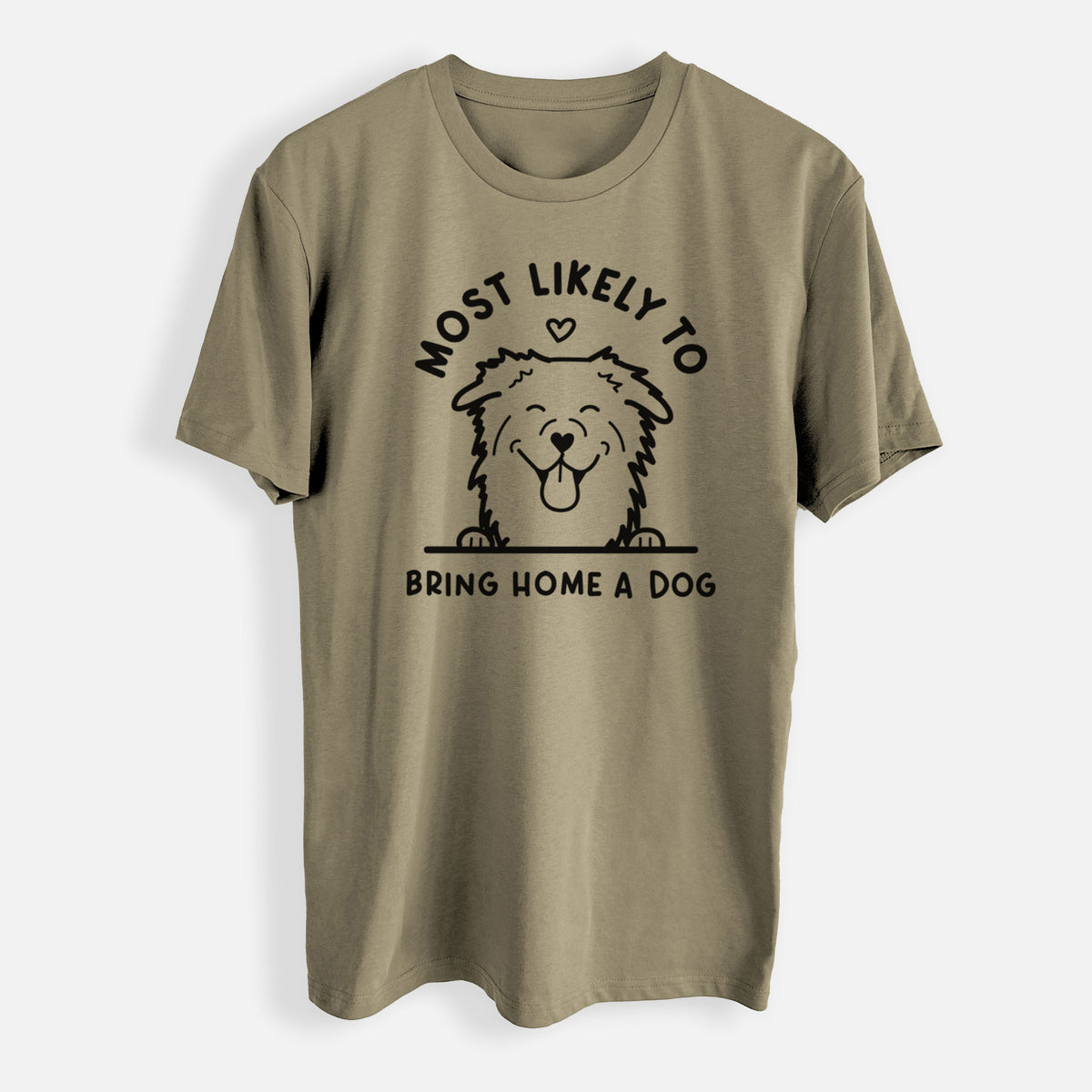 Most Likely to Bring Home a Dog - Aussie - Mens Everyday Staple Tee