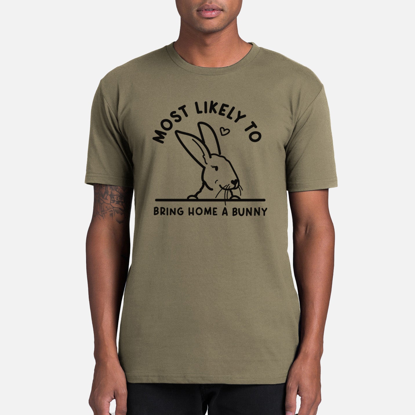 Most Likely to Bring Home a Bunny - Mens Everyday Staple Tee