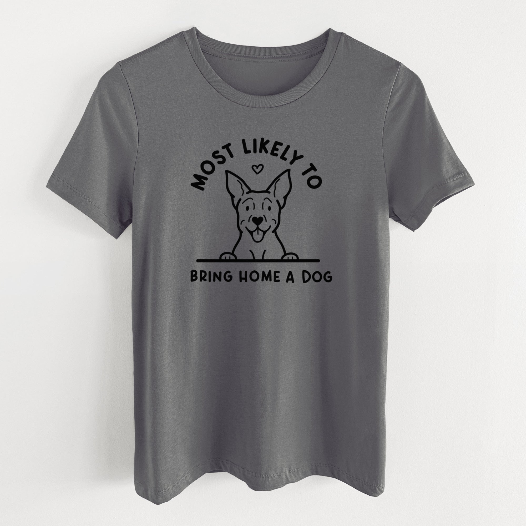 Most Likely to Bring Home a Dog - Carolina Dog - Women's Lightweight Relaxed Fit 100% Cotton Crewneck