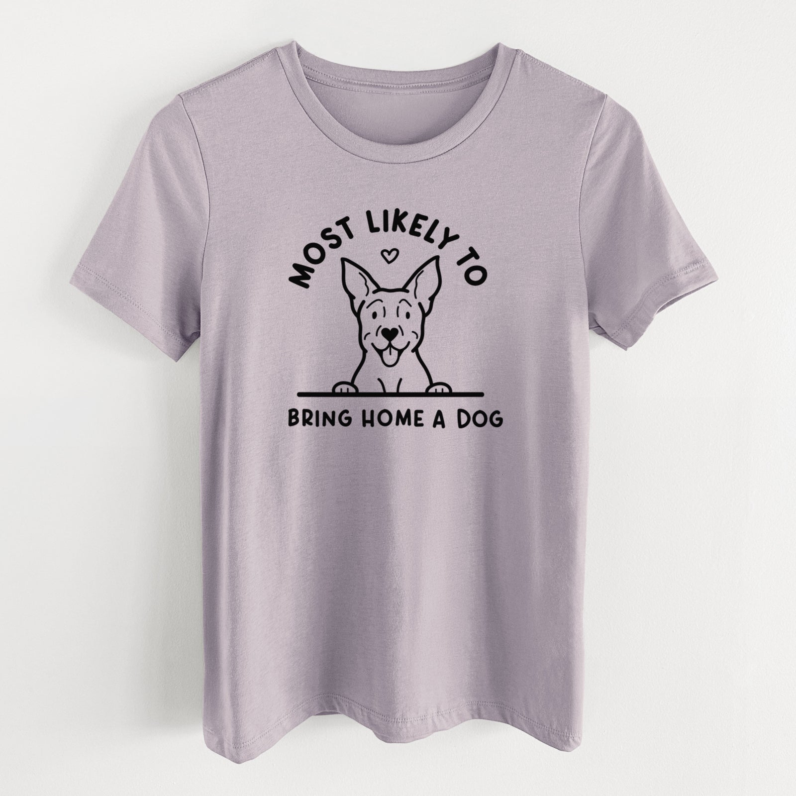 Most Likely to Bring Home a Dog - Carolina Dog - Women's Lightweight Relaxed Fit 100% Cotton Crewneck