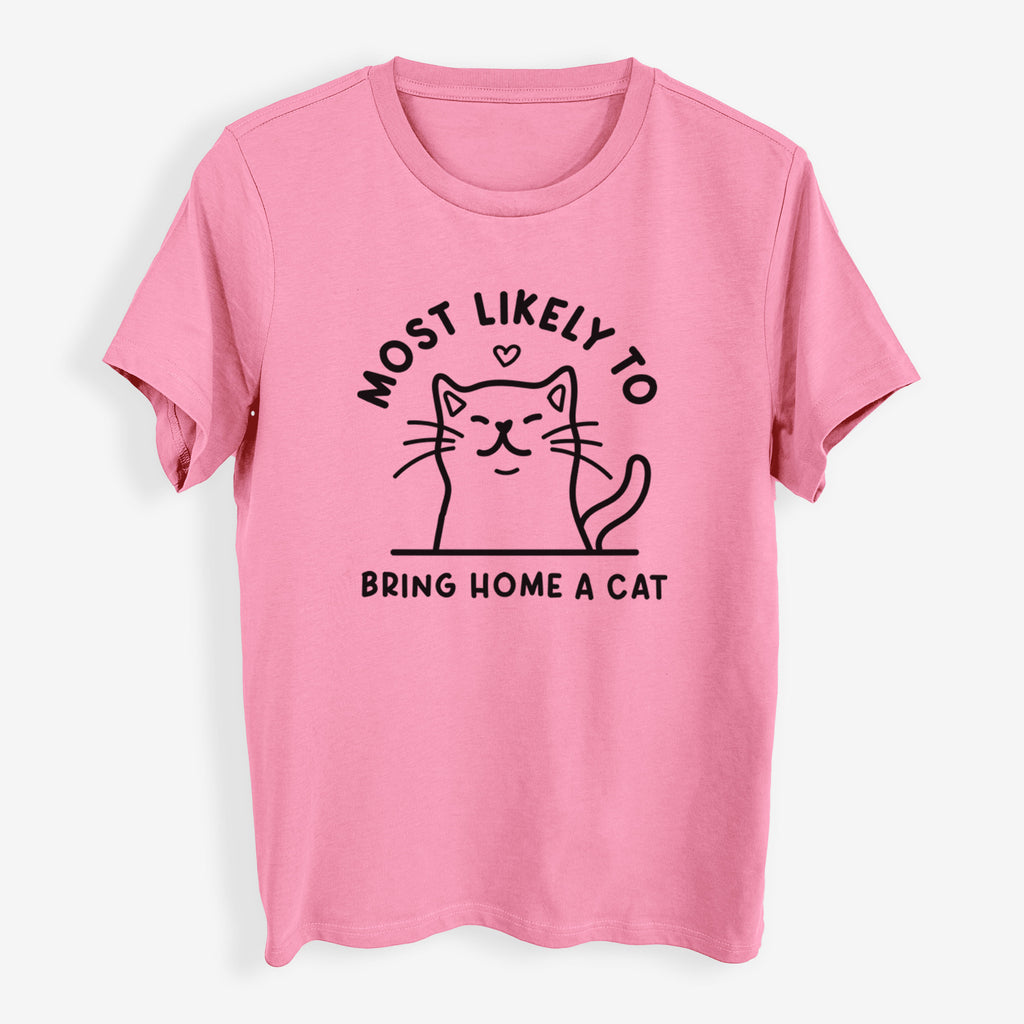 Most Likely to Bring Home a Cat - Womens Everyday Maple Tee