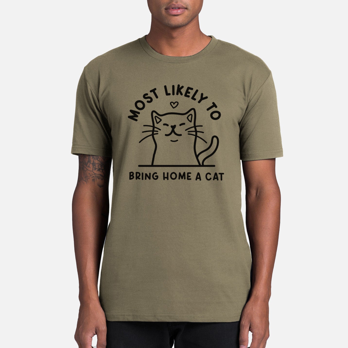 Most Likely to Bring Home a Cat - Mens Everyday Staple Tee