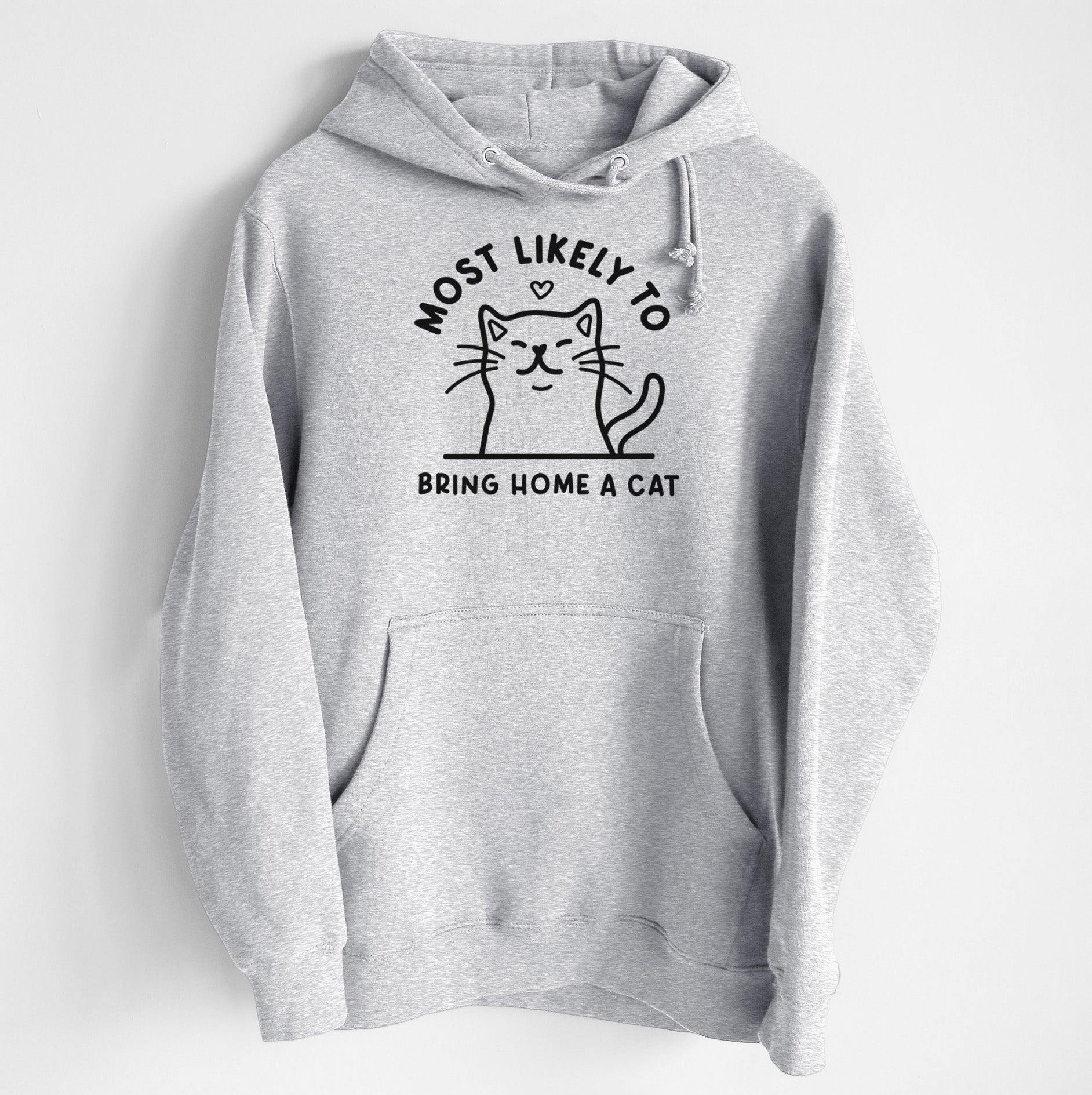 Most Likely to Bring Home a Cat - Heavyweight Fleece Hoodie