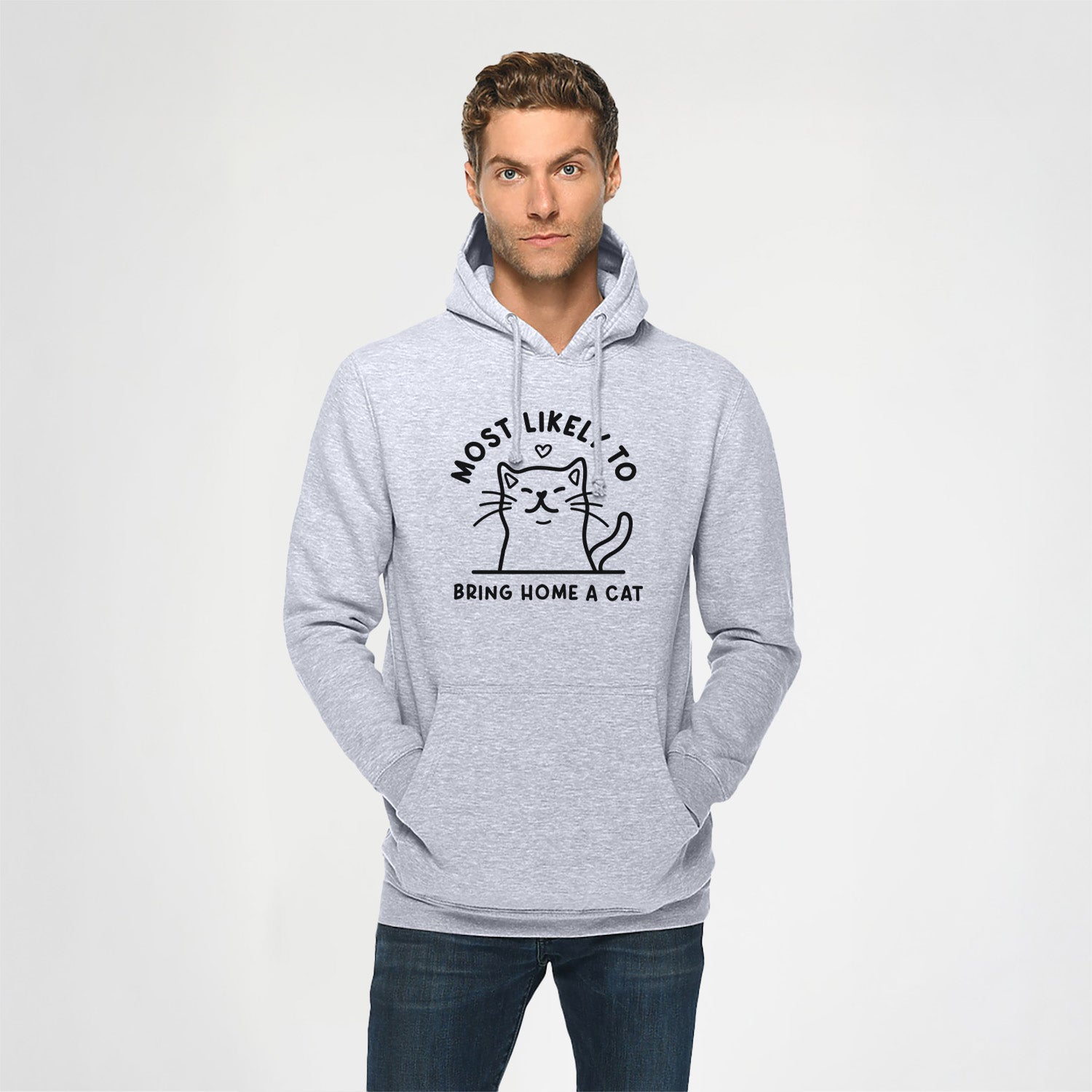 Most Likely to Bring Home a Cat - Heavyweight Fleece Hoodie