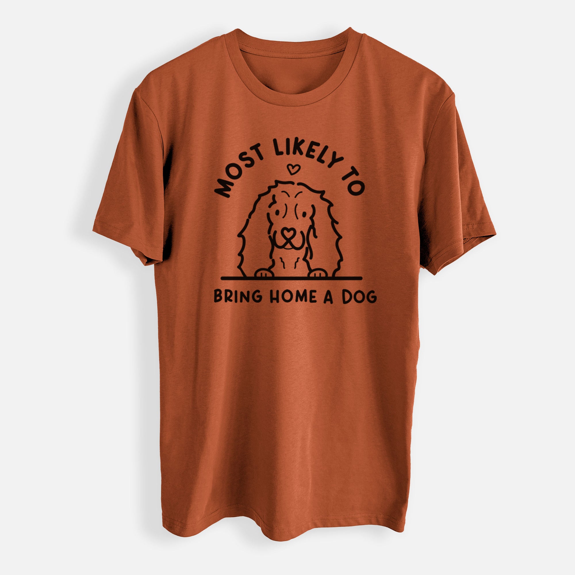 Most Likely to Bring Home a Dog - Cocker Spaniel - Mens Everyday Staple Tee