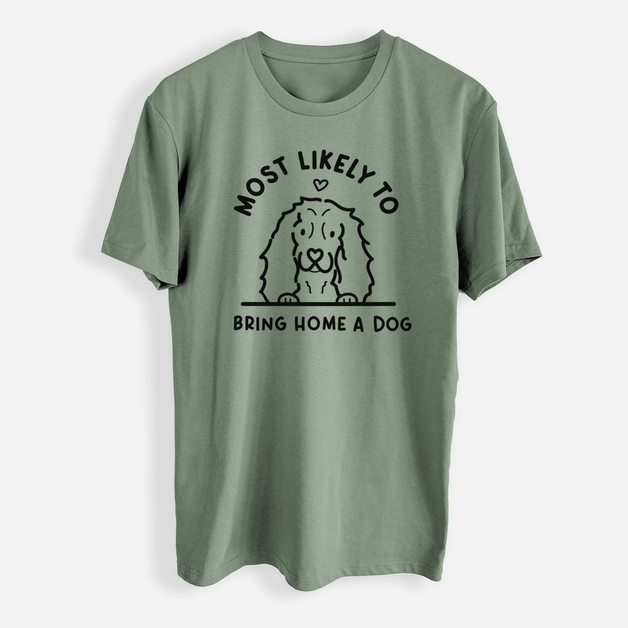 Most Likely to Bring Home a Dog - Cocker Spaniel - Mens Everyday Staple Tee