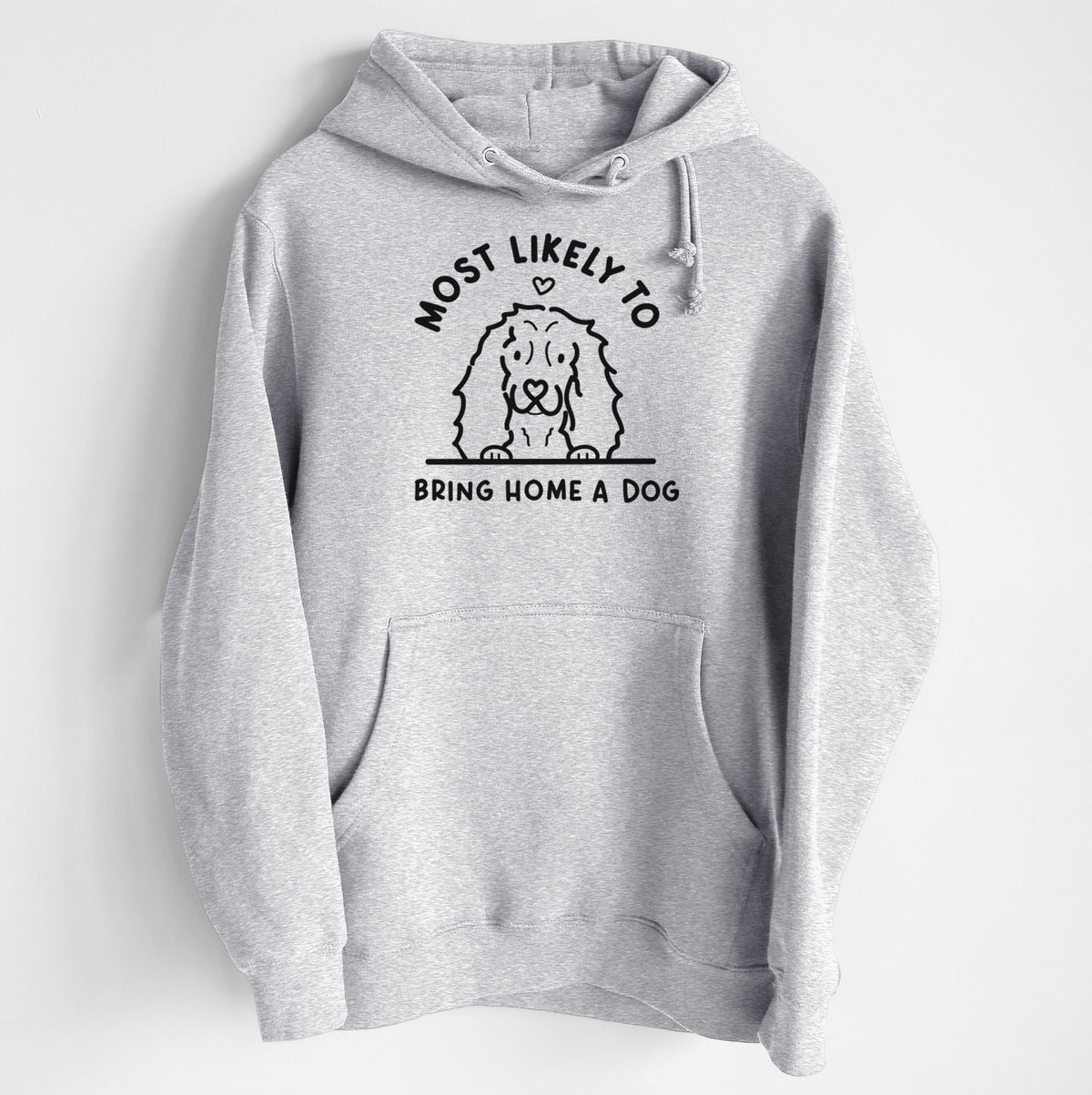 Most Likely to Bring Home a Dog - Cocker Spaniel - Heavyweight Fleece Hoodie