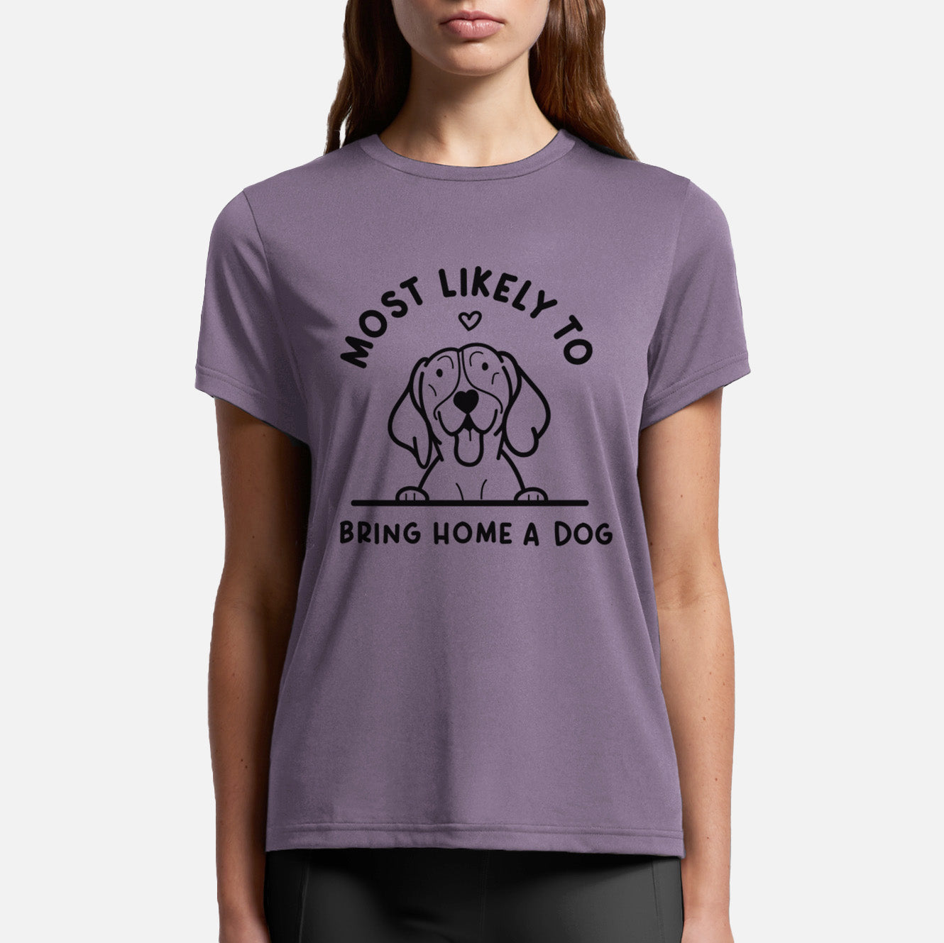 Most Likely to Bring Home a Dog - German Shorthaired Pointer - Womens Everyday Maple Tee