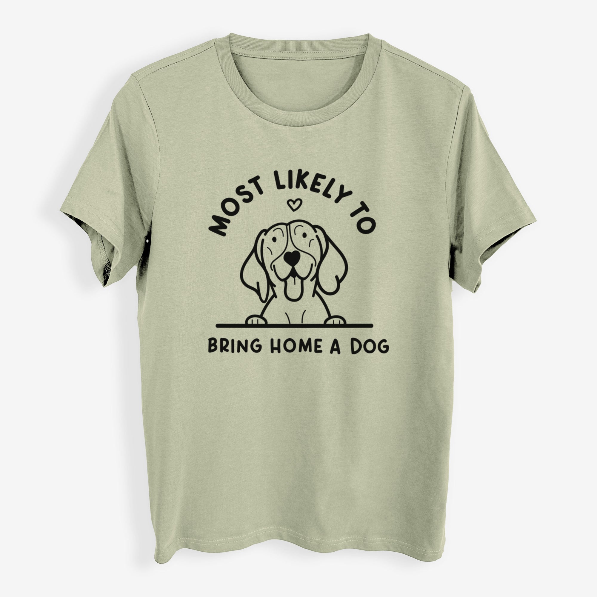 Most Likely to Bring Home a Dog - German Shorthaired Pointer - Womens Everyday Maple Tee