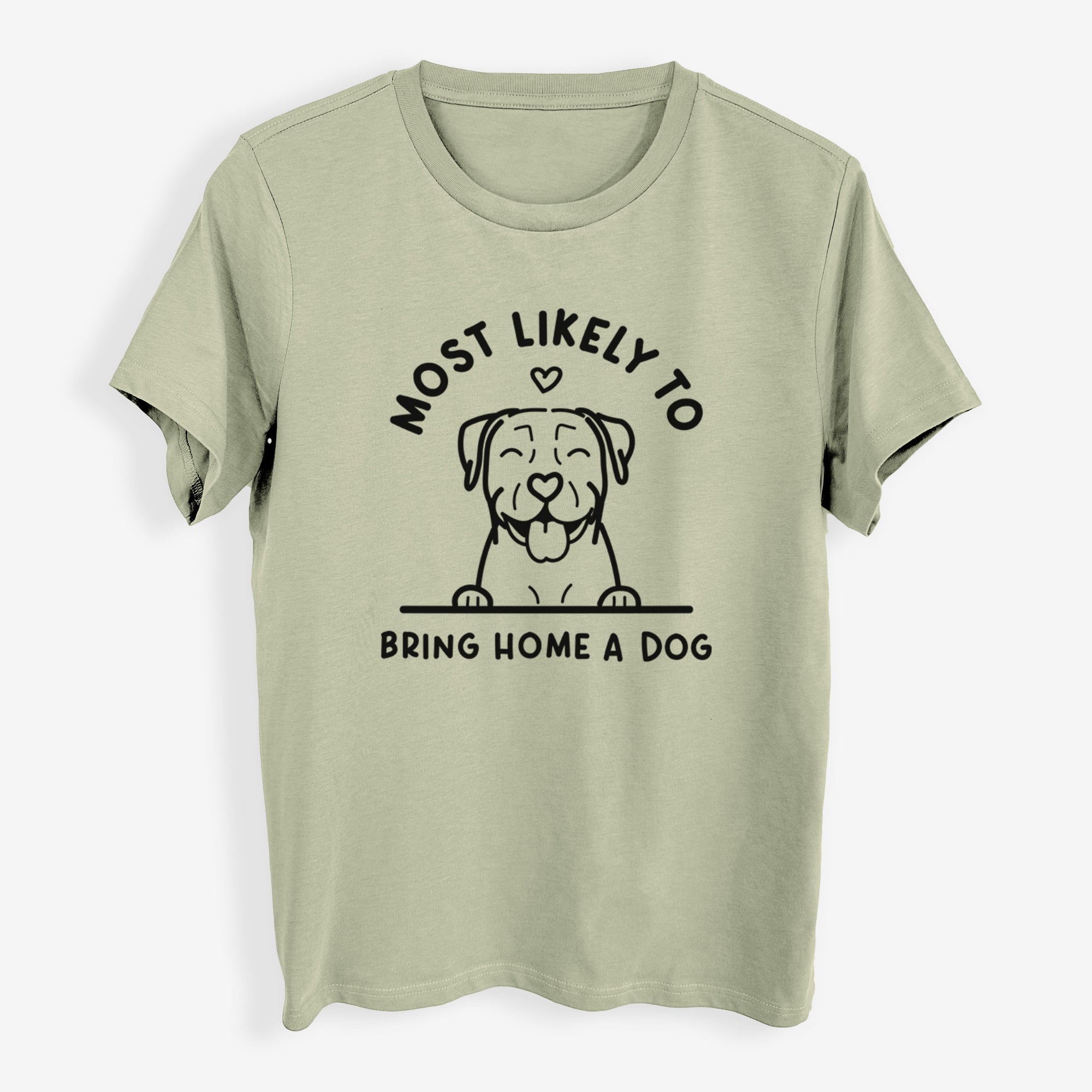 Most Likely to Bring Home a Dog - Pitbull - Womens Everyday Maple Tee