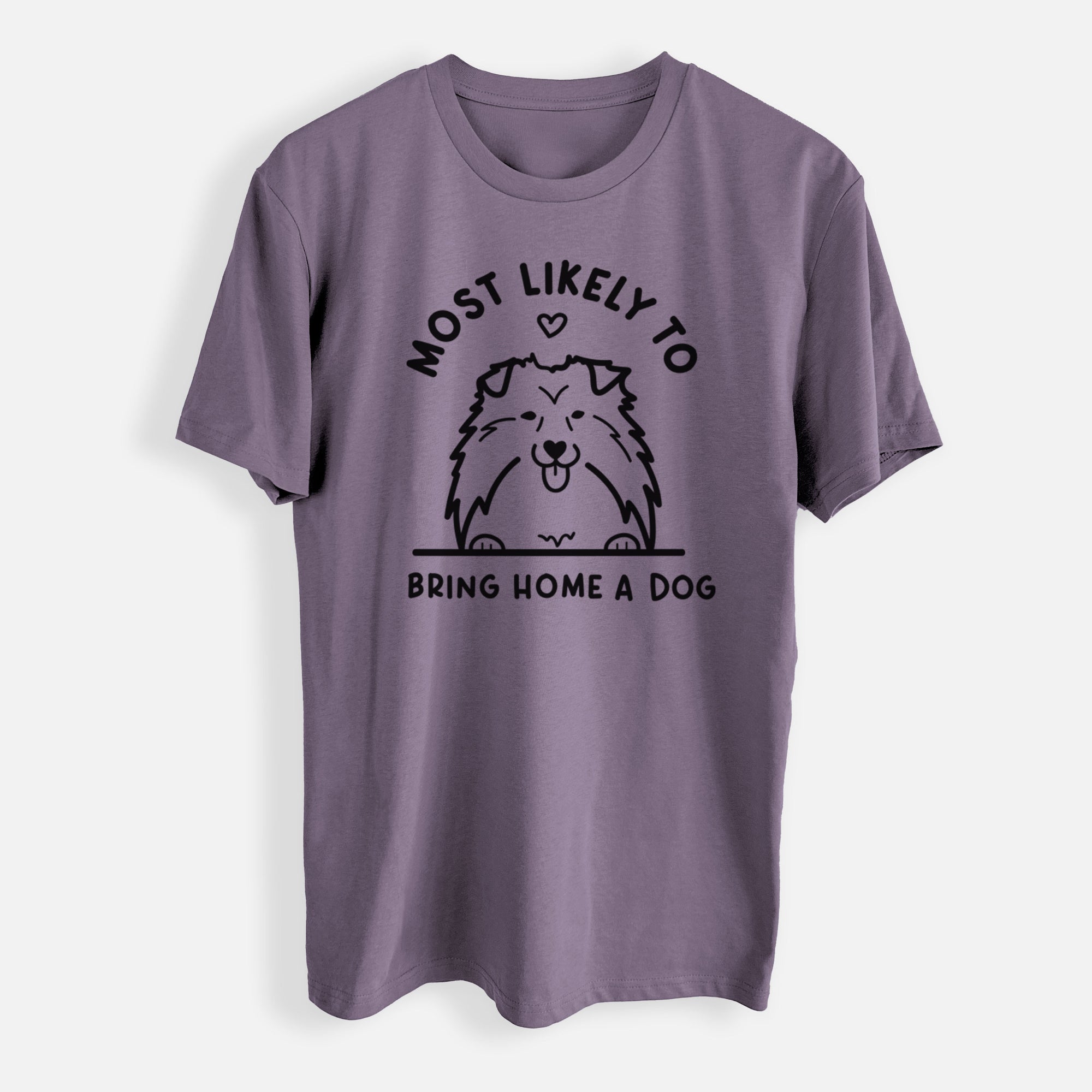 Most Likely to Bring Home a Dog - Shetland Sheepdog - Mens Everyday Staple Tee