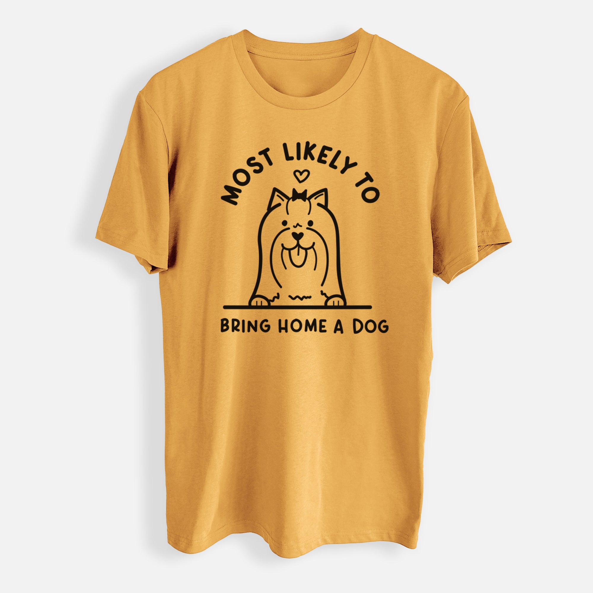 Most Likely to Bring Home a Dog - Yorkshire Terrier - Mens Everyday Staple Tee