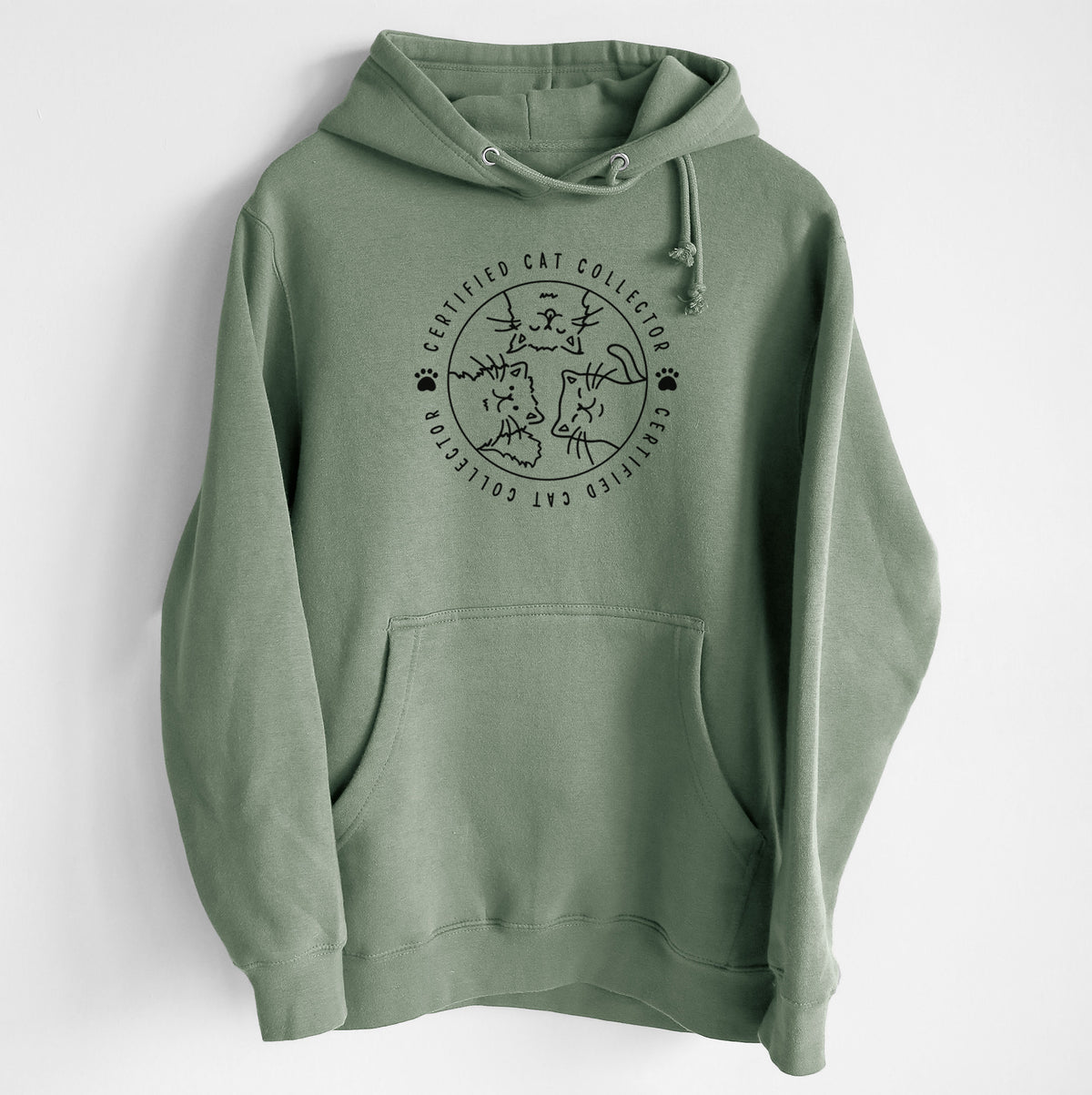 Certified Cat Collector - Heavyweight Fleece Hoodie