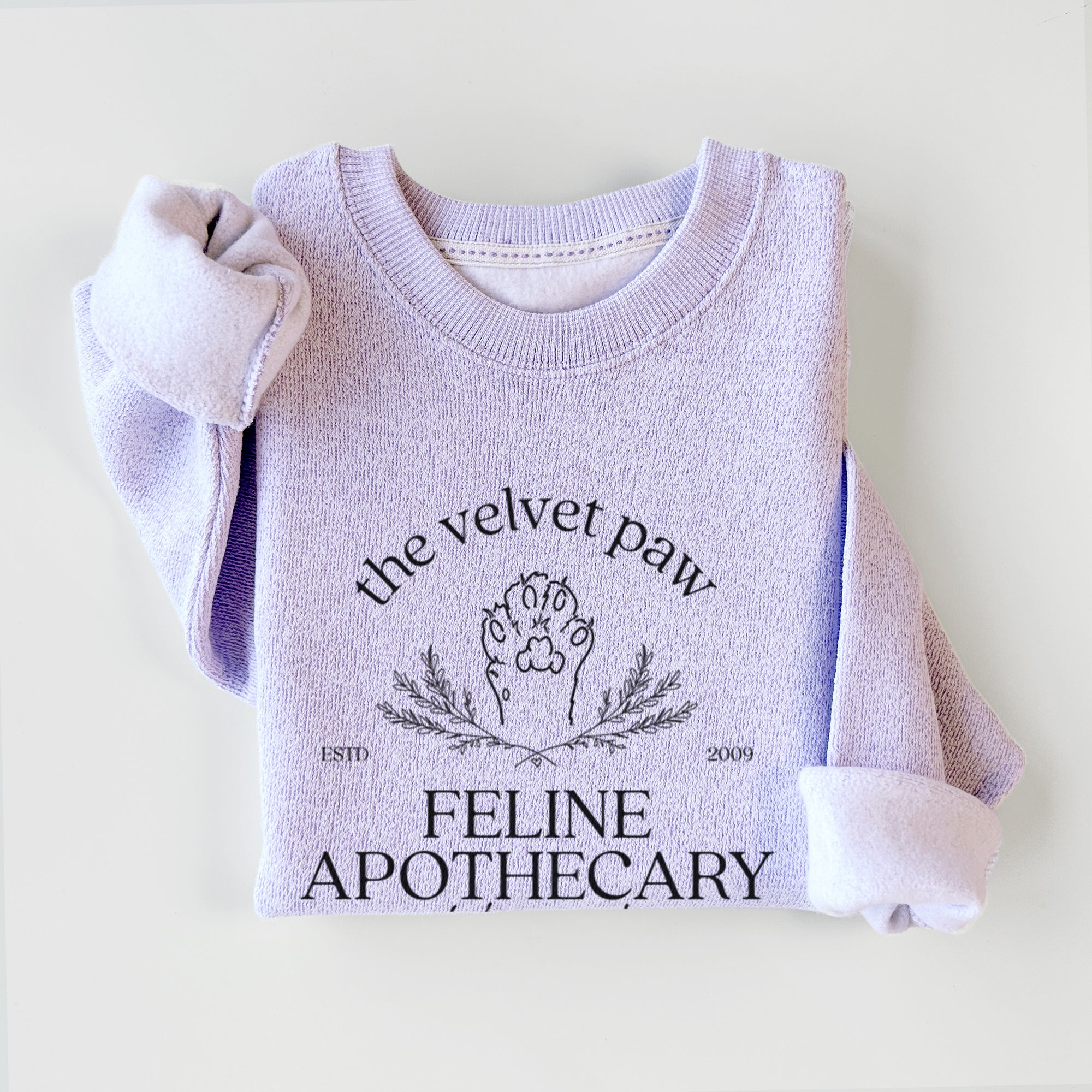 The Velvet Paw – Feline Apothecary - Knit Sweatshirt