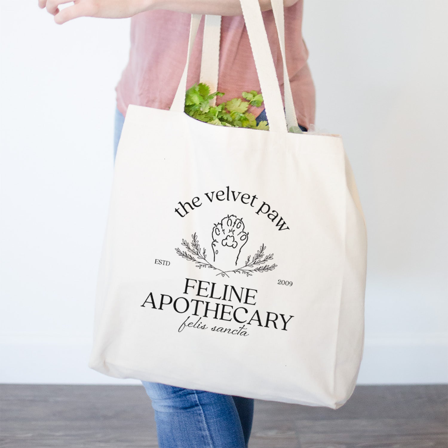 The Velvet Paw – Feline Apothecary- Tote Bag
