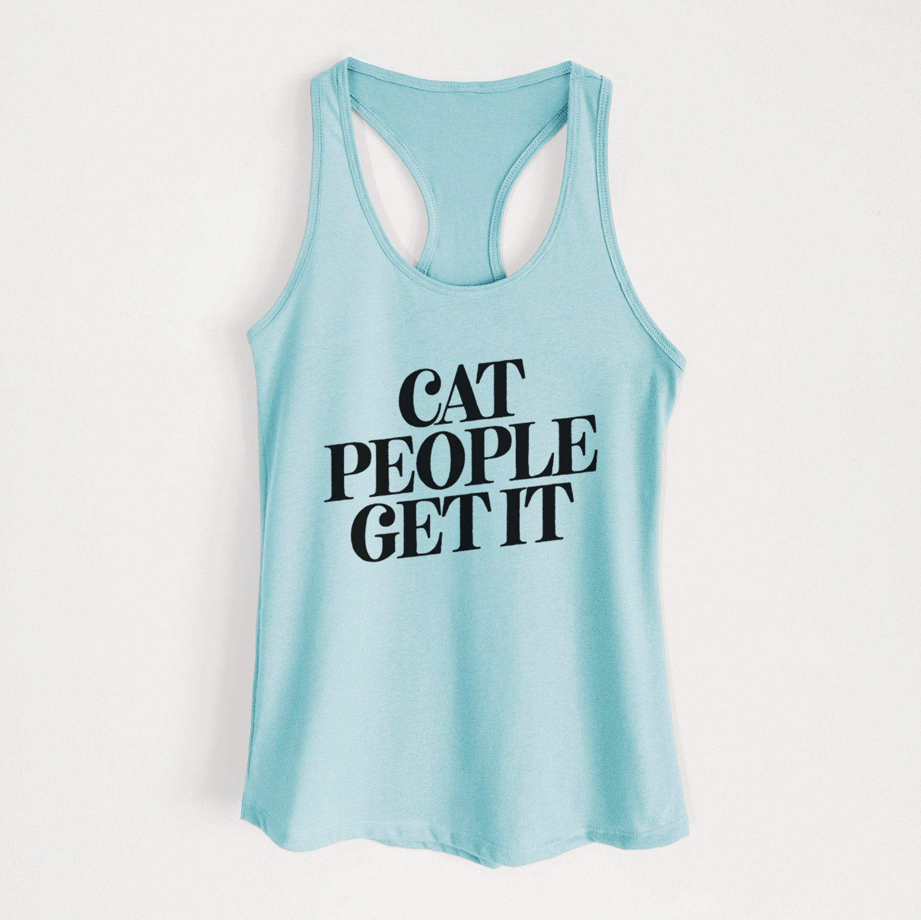 Cat People Get it - Women's Racerback Tanktop