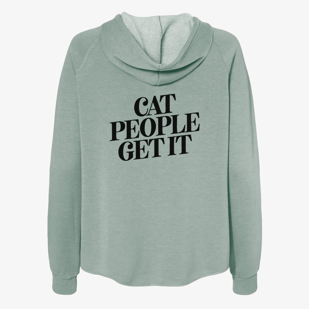 Cat People Get it - Women's Cali Wave Zip-Up Sweatshirt