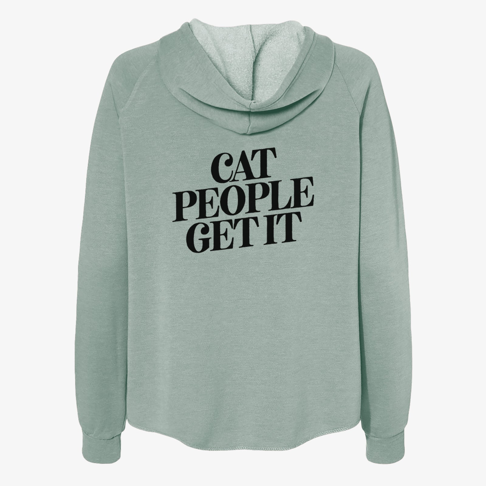 Cat People Get it - Women's Cali Wave Zip-Up Sweatshirt