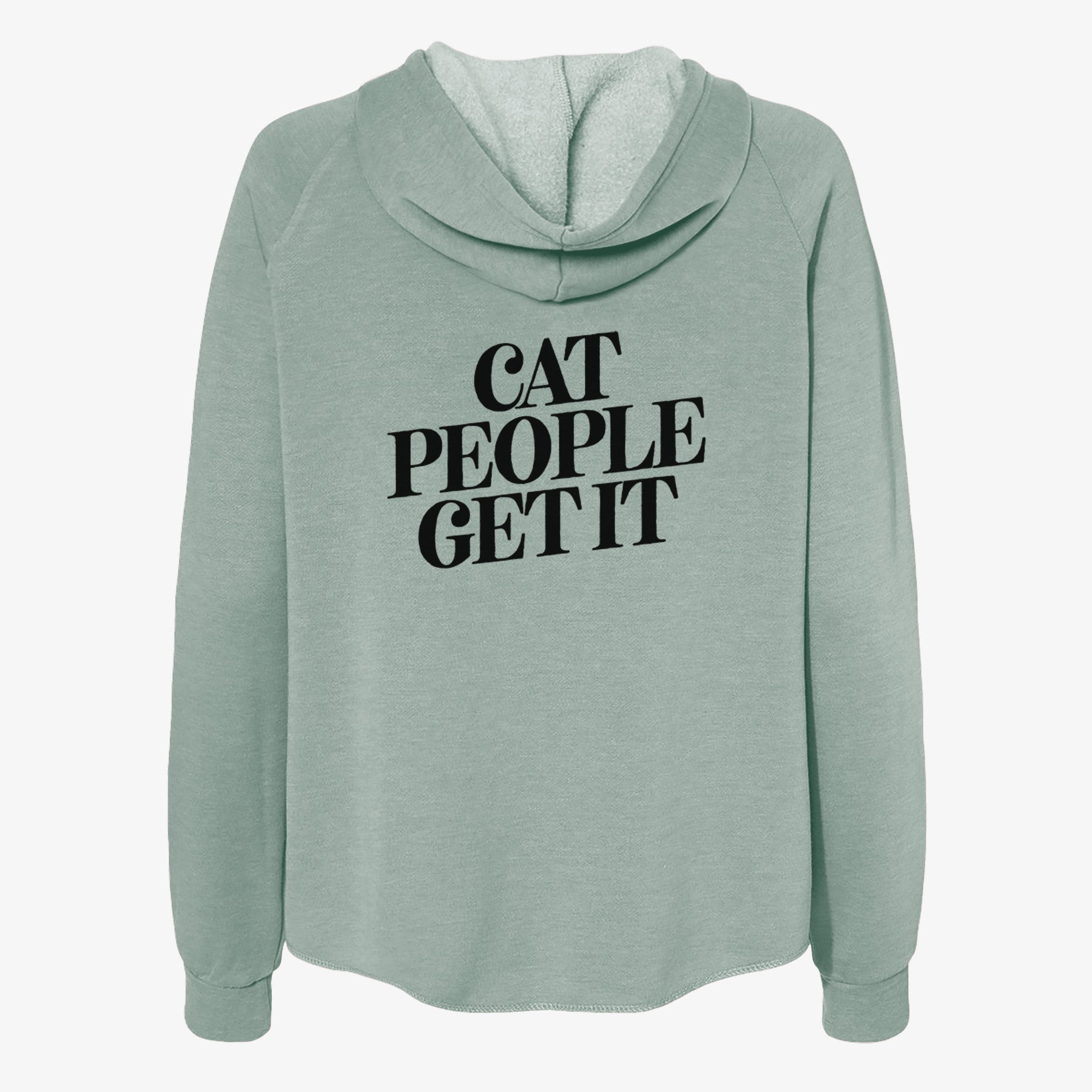 Cat People Get it - Women's Cali Wave Zip-Up Sweatshirt
