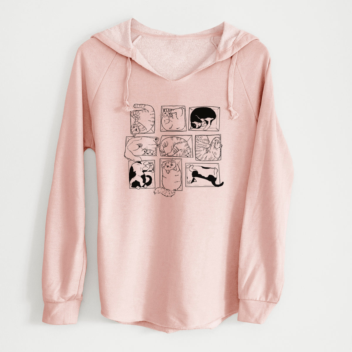 Cats in Boxes - Cali Wave Hooded Sweatshirt