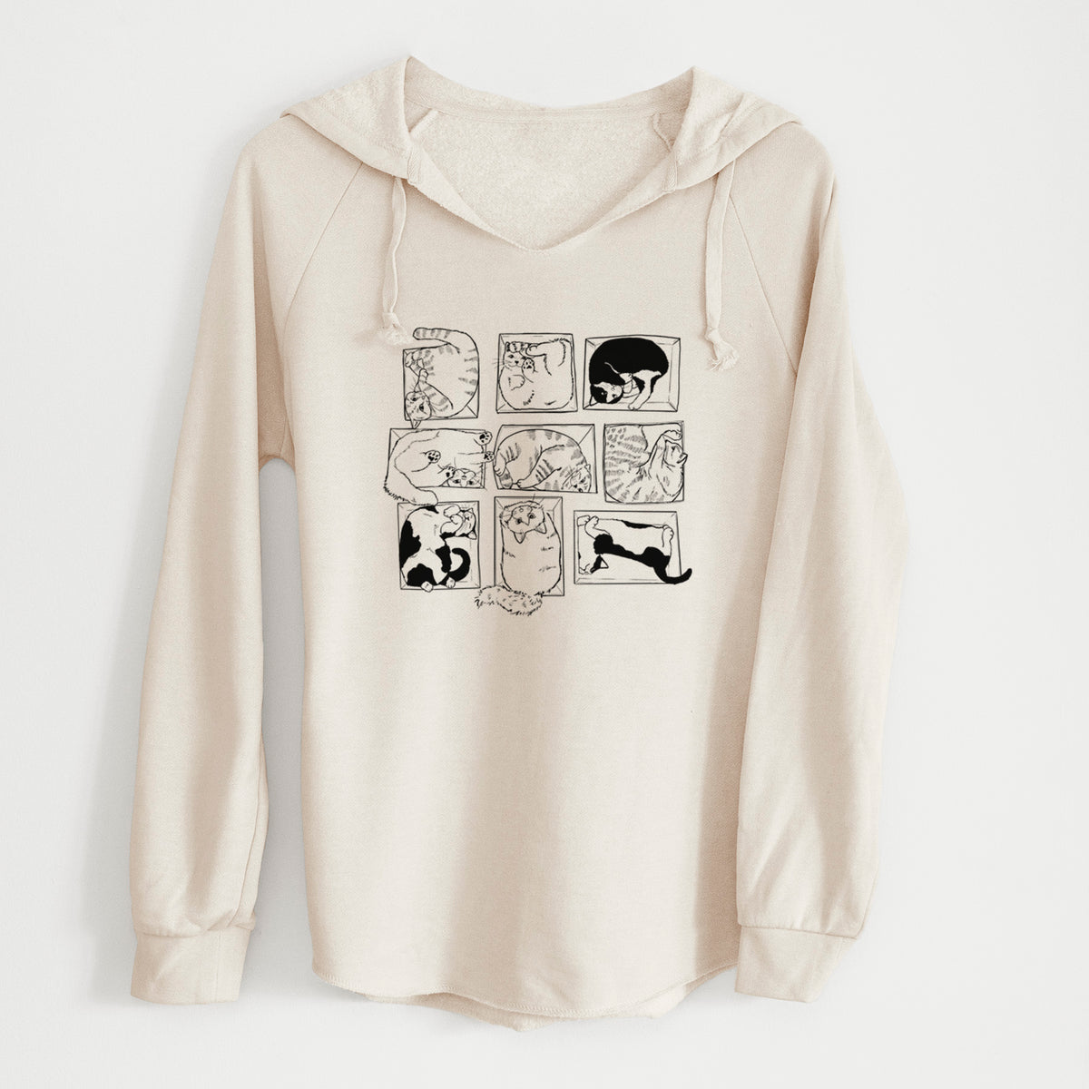 Cats in Boxes - Cali Wave Hooded Sweatshirt