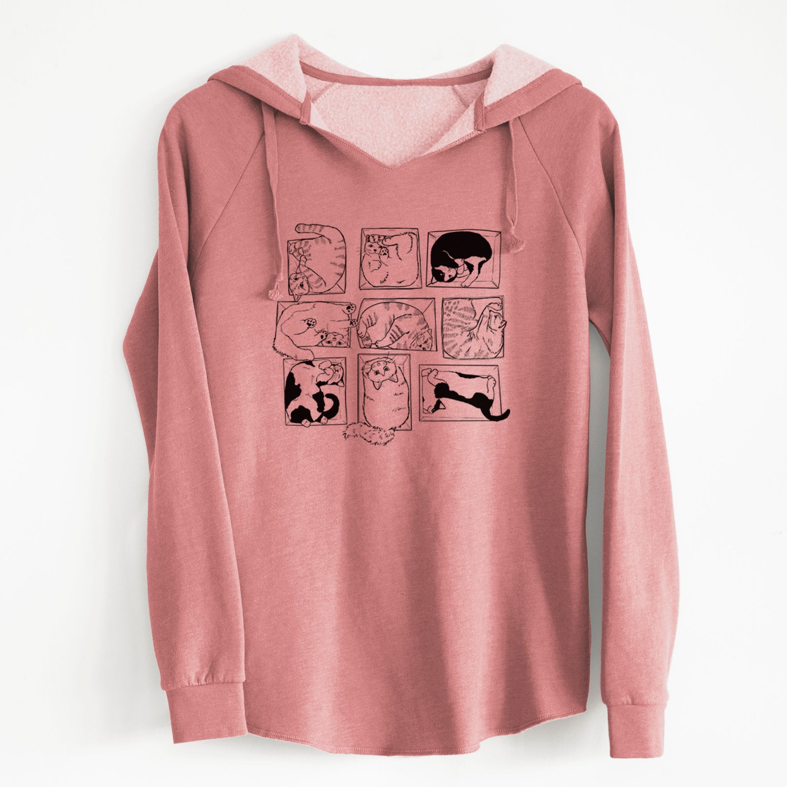 Cats in Boxes - Cali Wave Hooded Sweatshirt