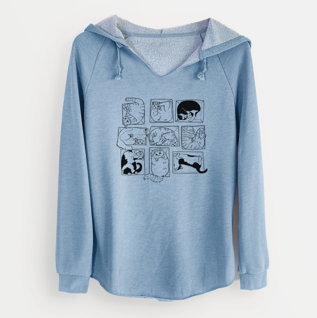 Cats in Boxes - Cali Wave Hooded Sweatshirt