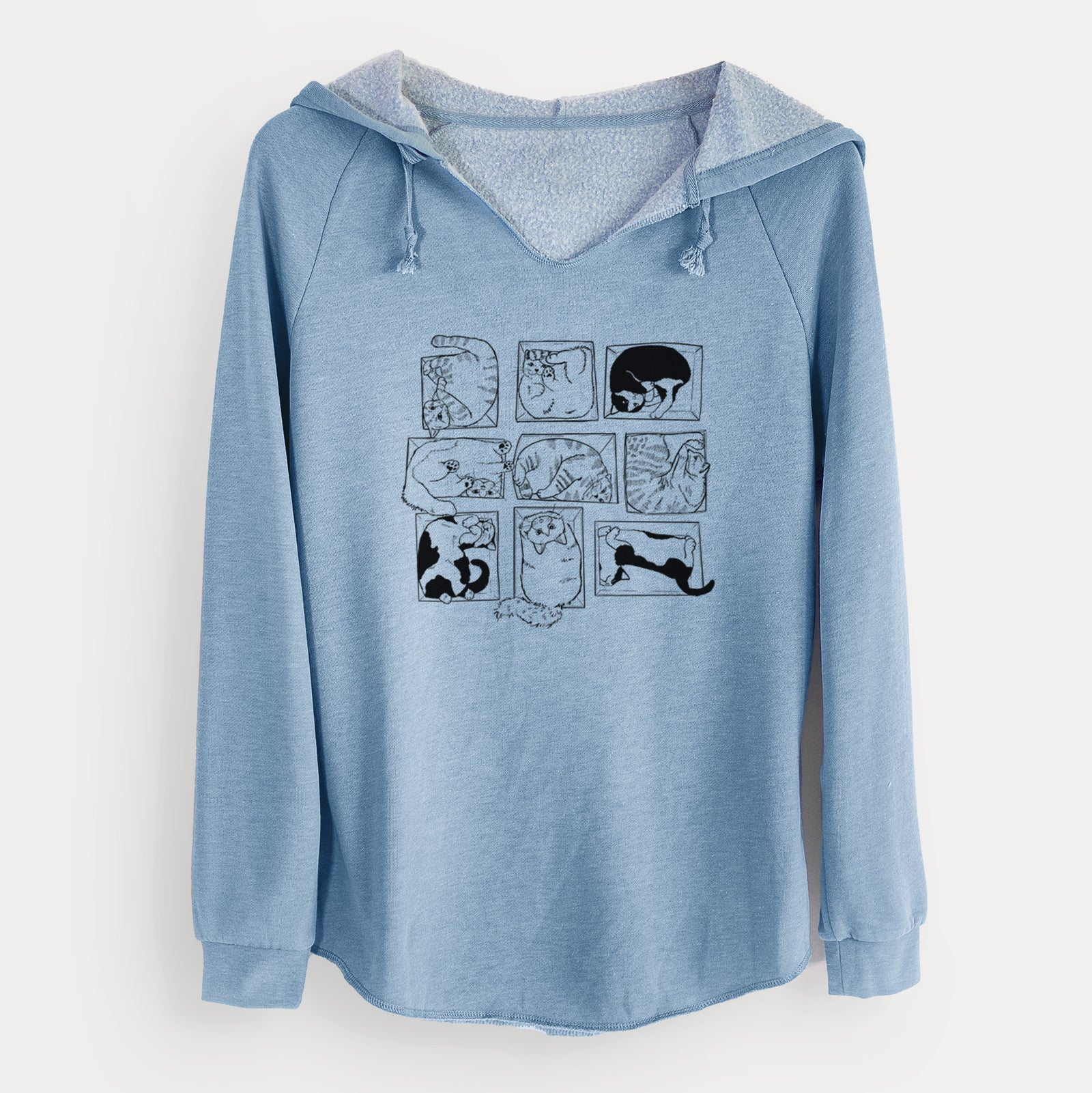Cats in Boxes - Cali Wave Hooded Sweatshirt