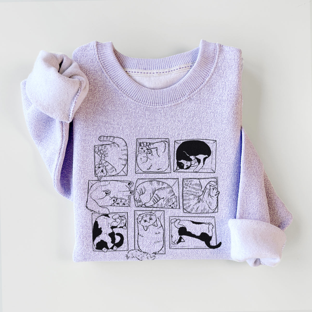 Cats in Boxes - Knit Sweatshirt