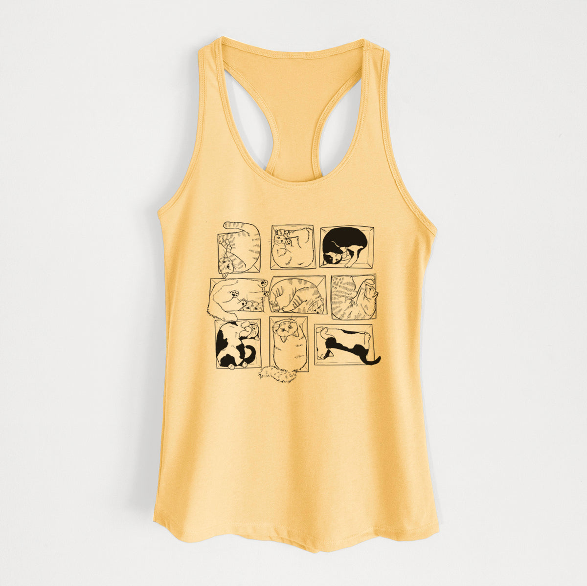 Cats in Boxes - Women's Racerback Tanktop