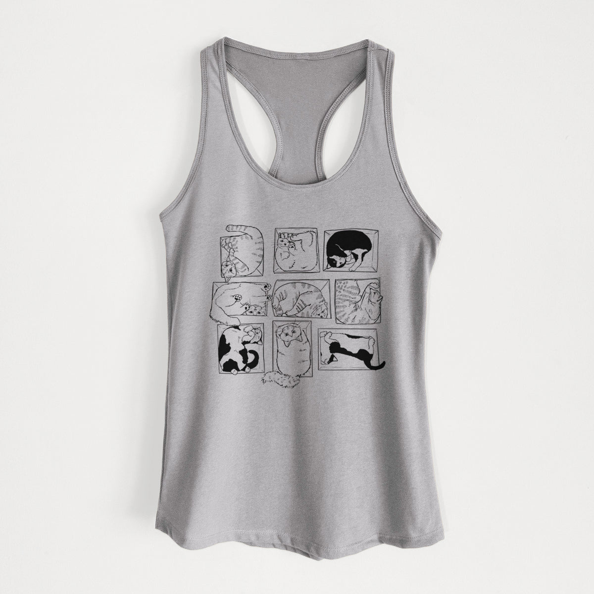 Cats in Boxes - Women's Racerback Tanktop