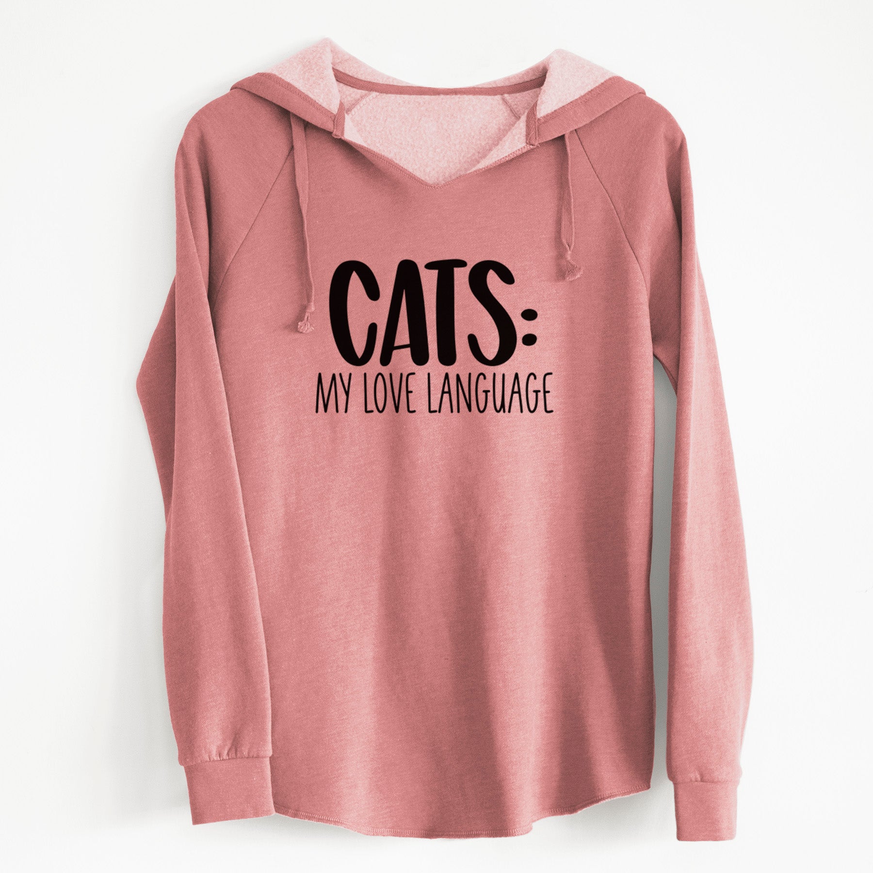 Cats: My Love Language - Cali Wave Hooded Sweatshirt