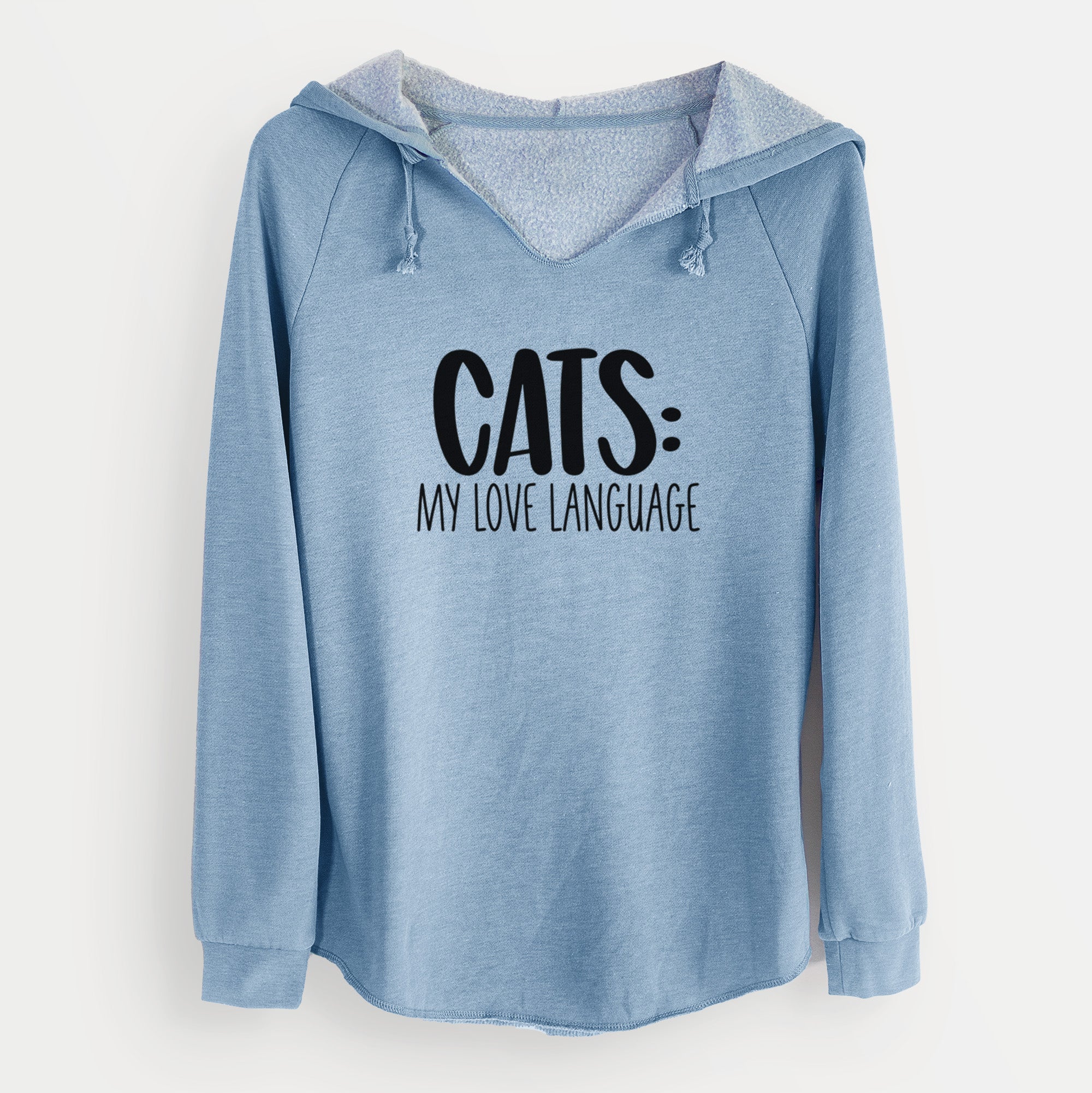 Cats: My Love Language - Cali Wave Hooded Sweatshirt