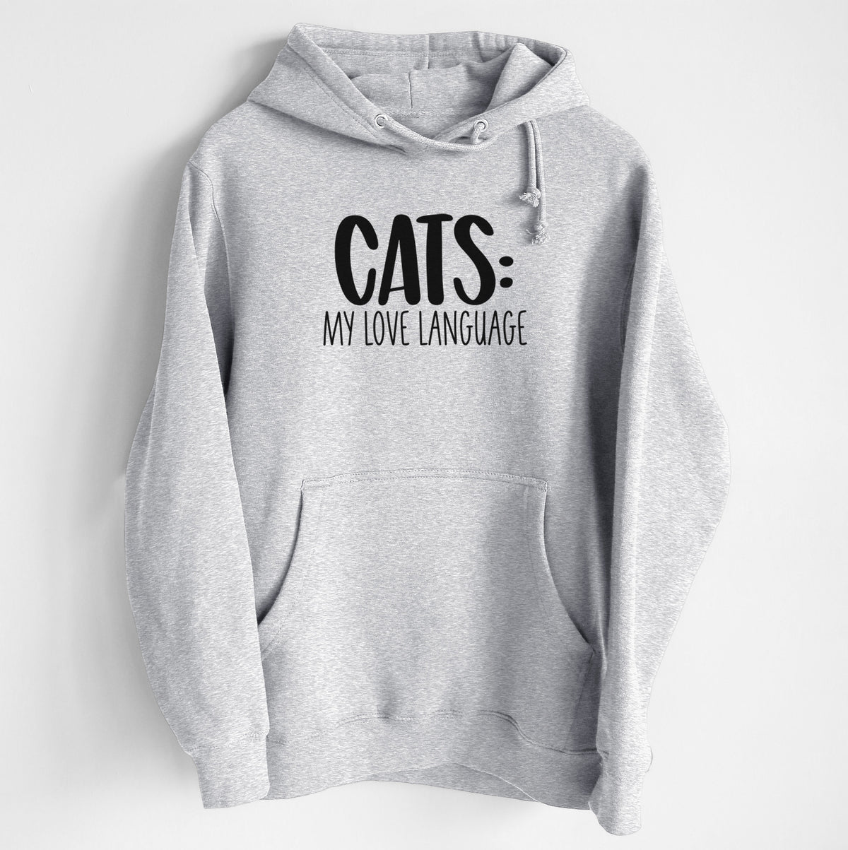 Cats: My Love Language - Heavyweight Fleece Hoodie