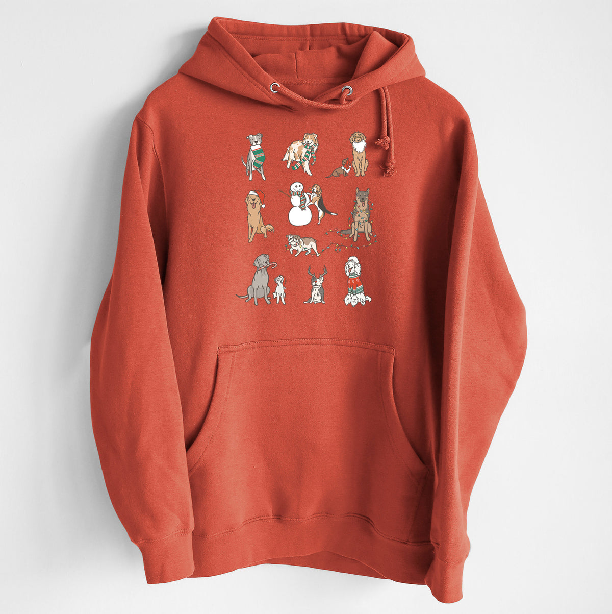 Christmas Pups - Heavyweight Fleece Hoodie