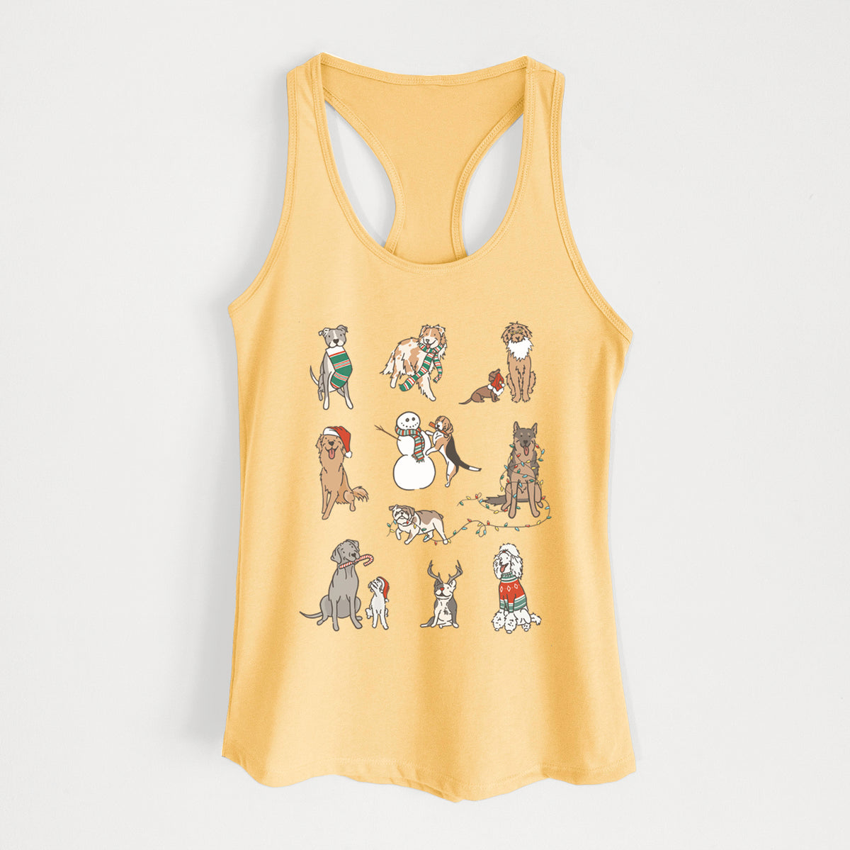 Christmas Pups - Women's Racerback Tanktop