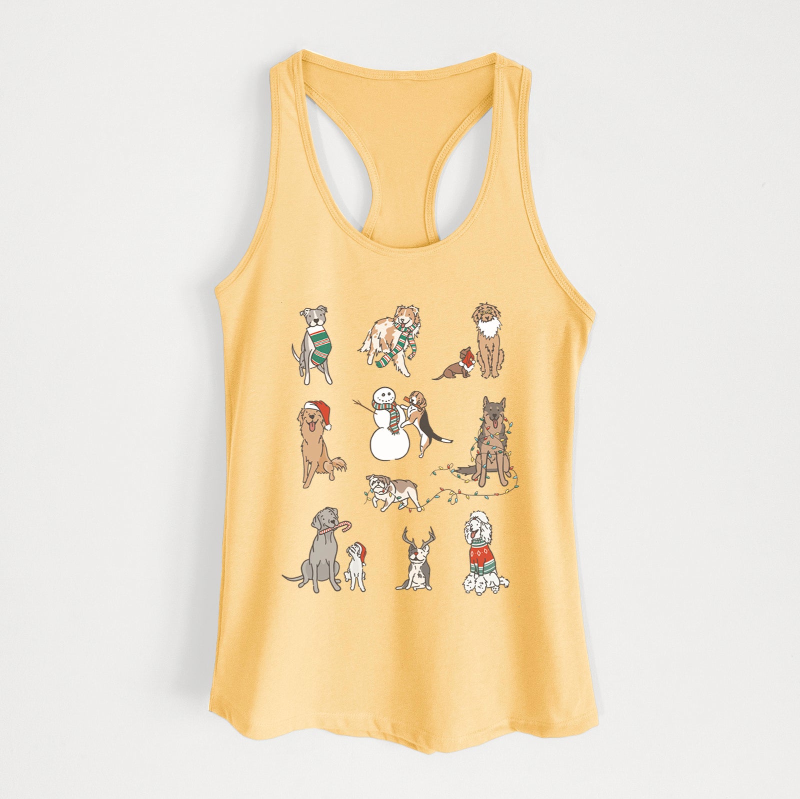 Christmas Pups - Women's Racerback Tanktop