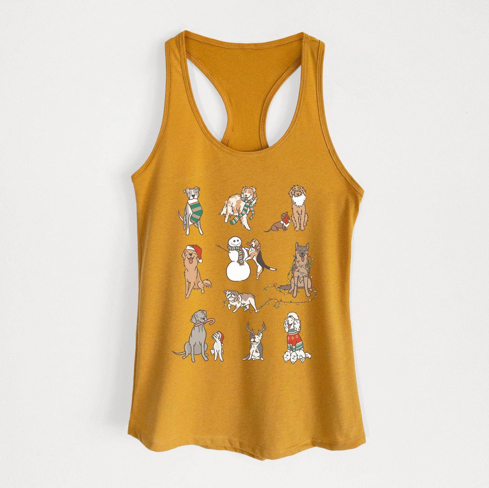 Christmas Pups - Women's Racerback Tanktop