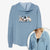 Vibrant Easily Distracted by Cats - Women's Cali Wave Zip-Up Sweatshirt