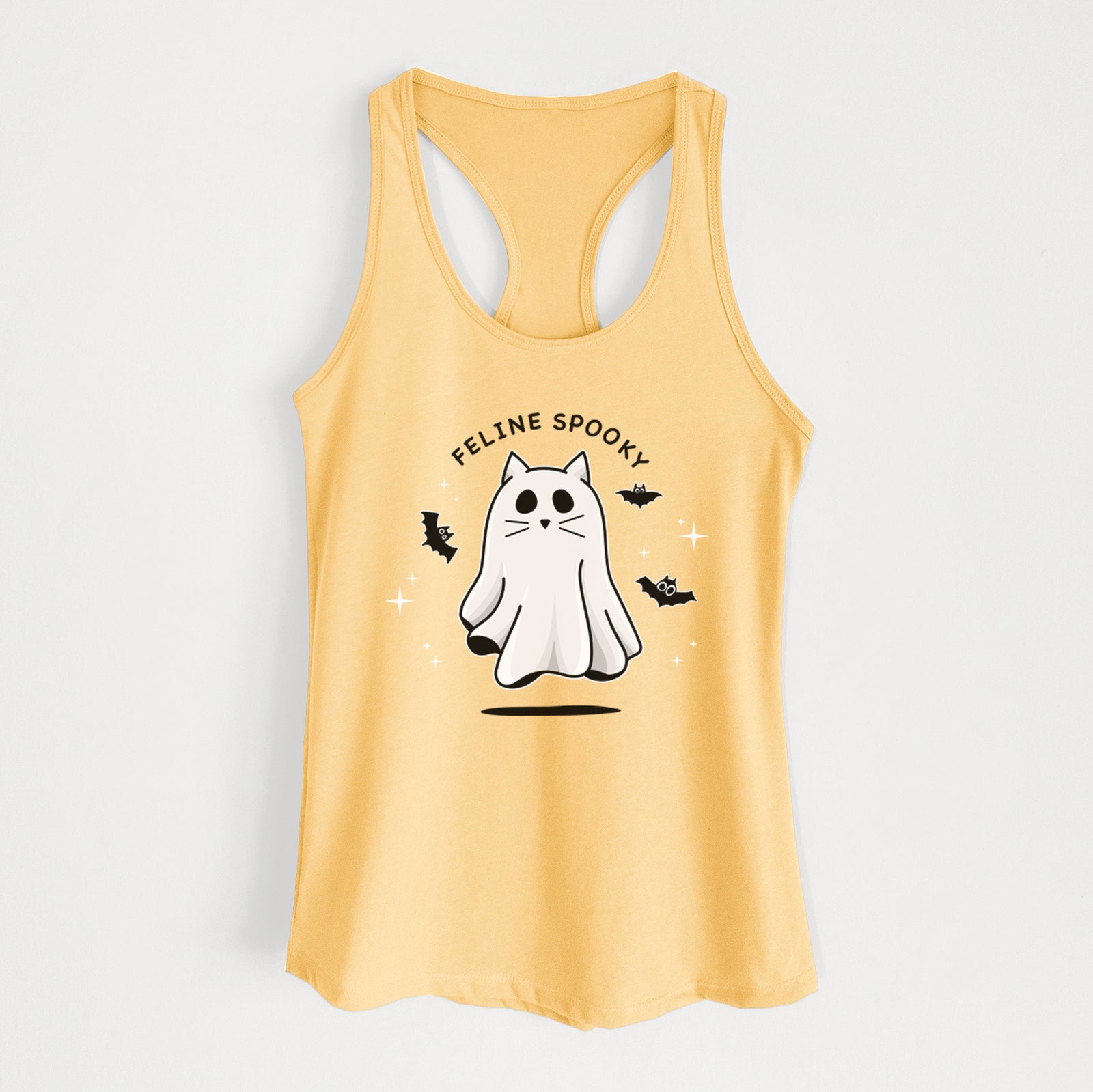 Vibrant Feline Spooky - Women's Racerback Tanktop